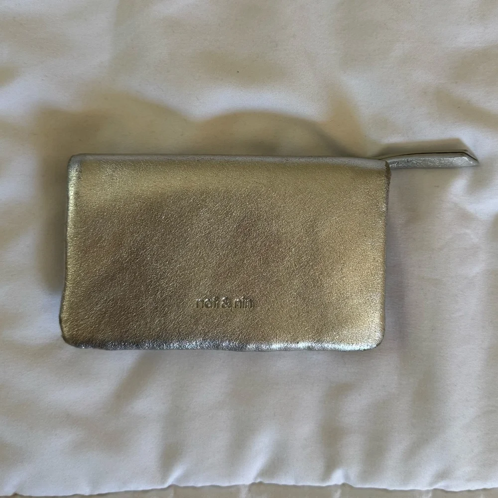 Nat & Nin Winnie Aqua Silver Small Wallet - Picture 1 of 6